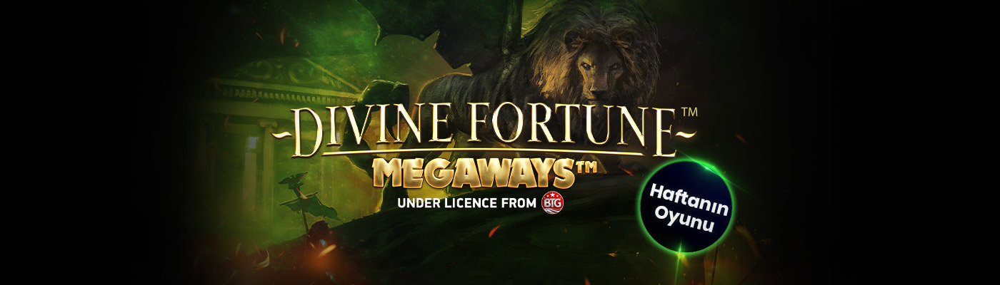 Haftanın Oyunu İle 500 TL Bonus divine fortune