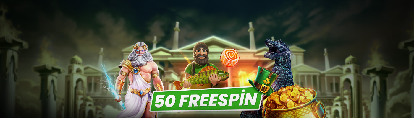 50 freespins Hafta Sonuna Özel Kazançlı Kampanya