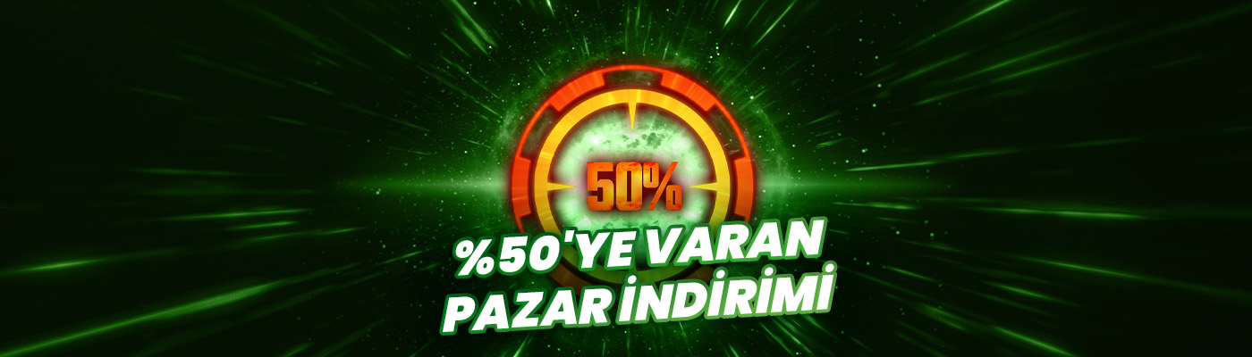 Harika Pazar %50 varan pazar indirimi