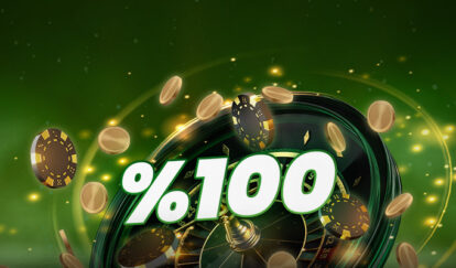 %100 BONUS CANLI CASİNO'DA