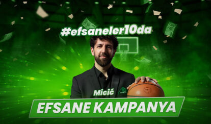 Efsane basketbol oranları ve kampanyaları, Micic ile bets10’da!